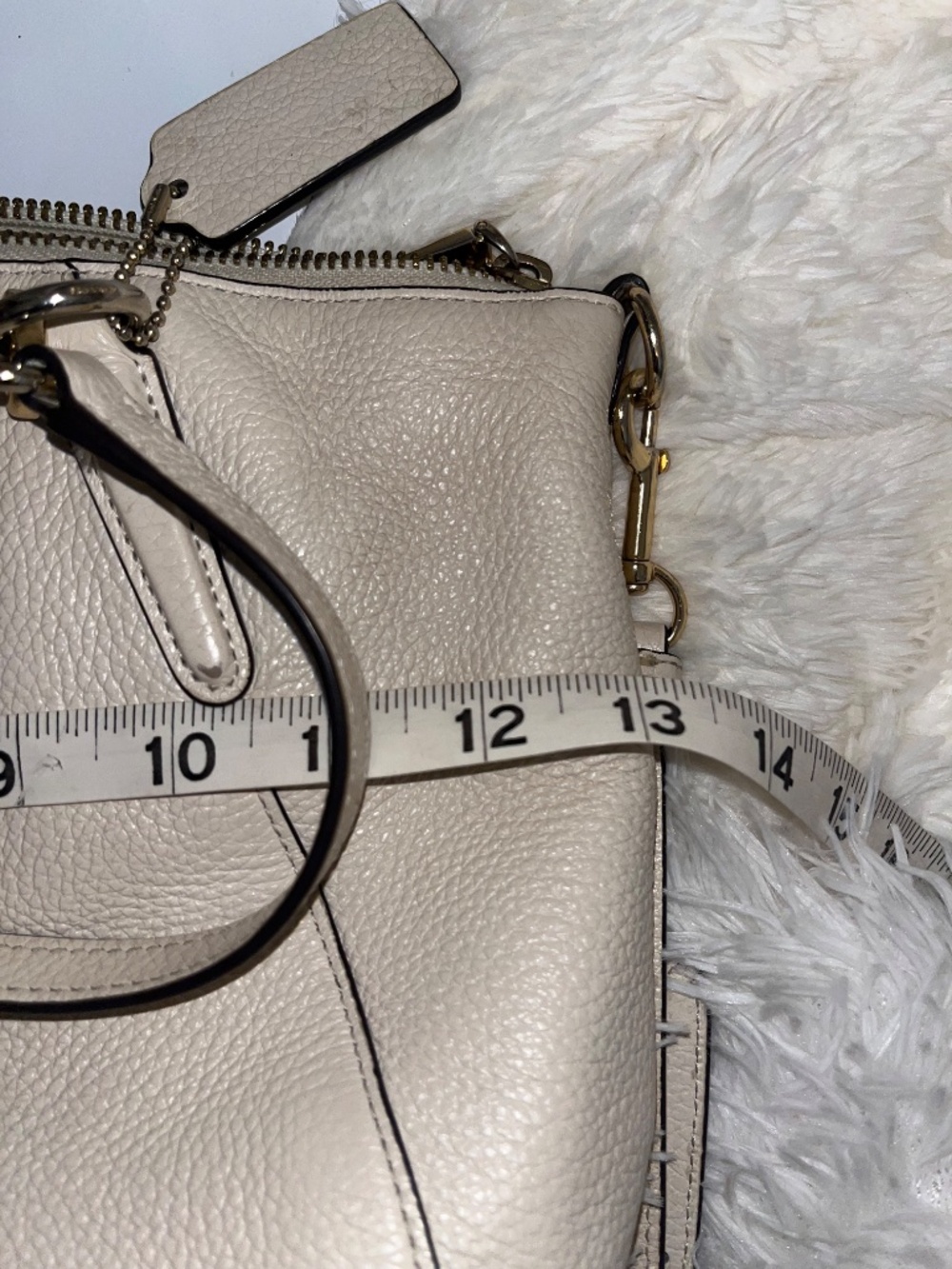 Small Kelsey satchel (Coach F28993) chalk white - Picture 13 of 14